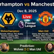 Wolverhampton vs Manchester Utd (Dec 8 2025) Live
