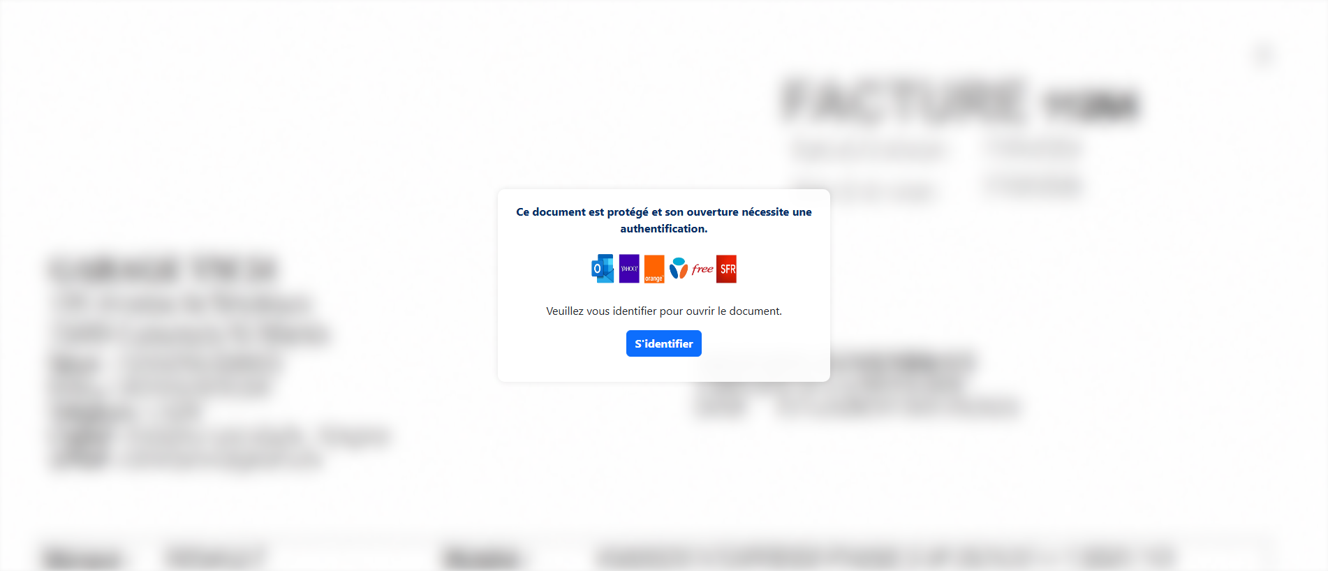 Forensic screenshot of [REDACTED] showing the phishing page layout
