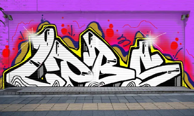 Graffiti artwork by jheboner