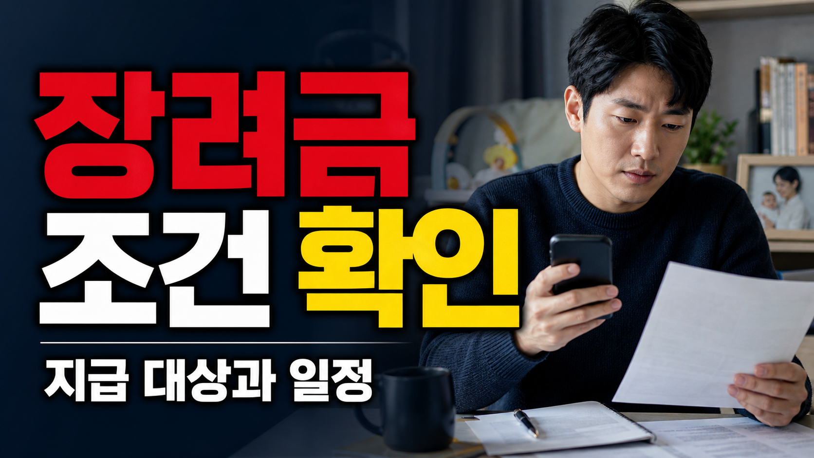 월 50만 원 최대 6개월, 연수구 아빠 육아휴직 장려금 지급 조건 차이 관련 핵심 정보를 상징적으로 보여주는 썸네일 이미지