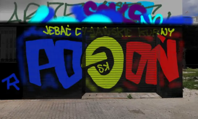 Graffiti artwork by vandald