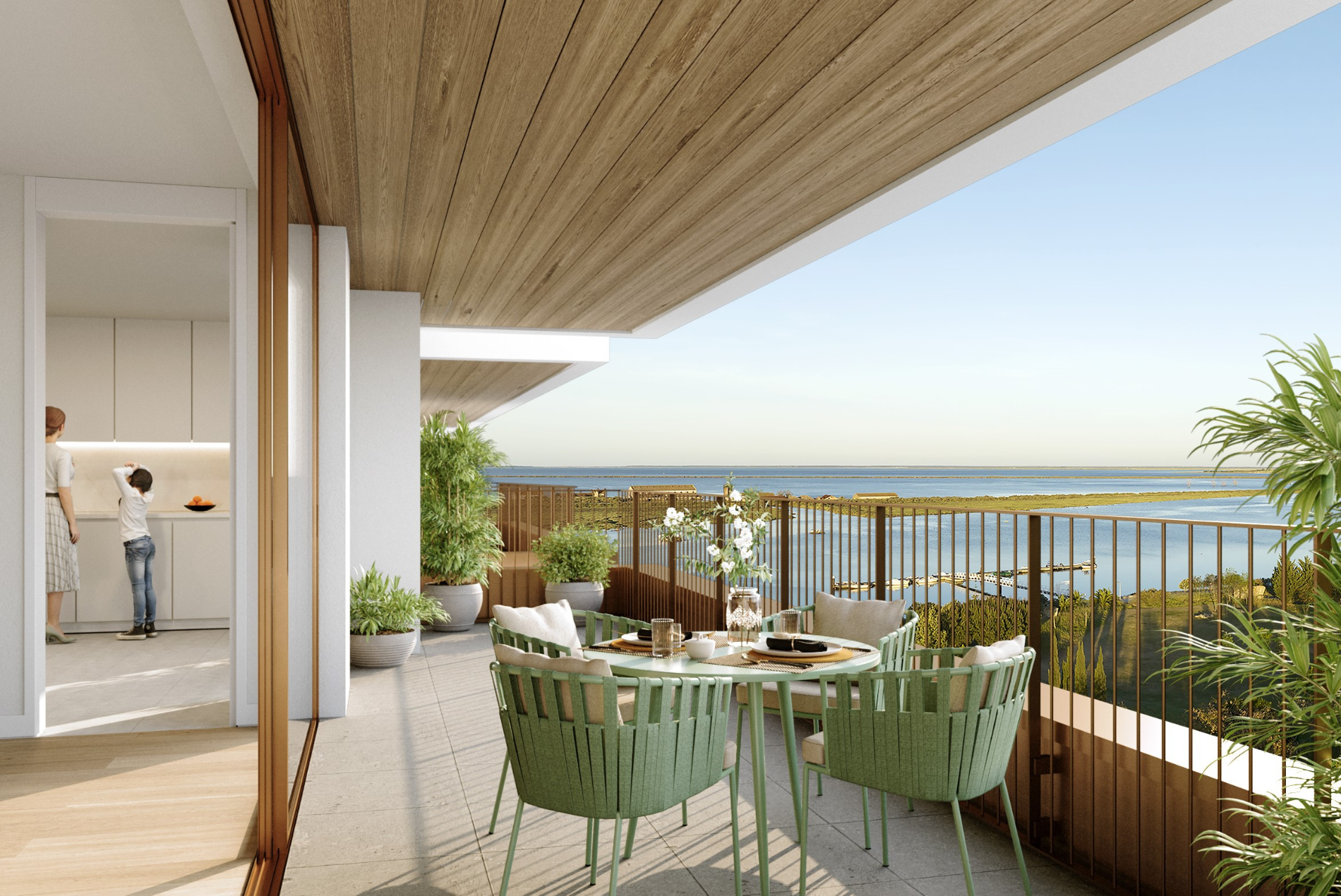 Modern new build apartment in Lisbon offering contemporary design, energy efficiency and hassle free ownership, ideal for expats seeking smart property investments.