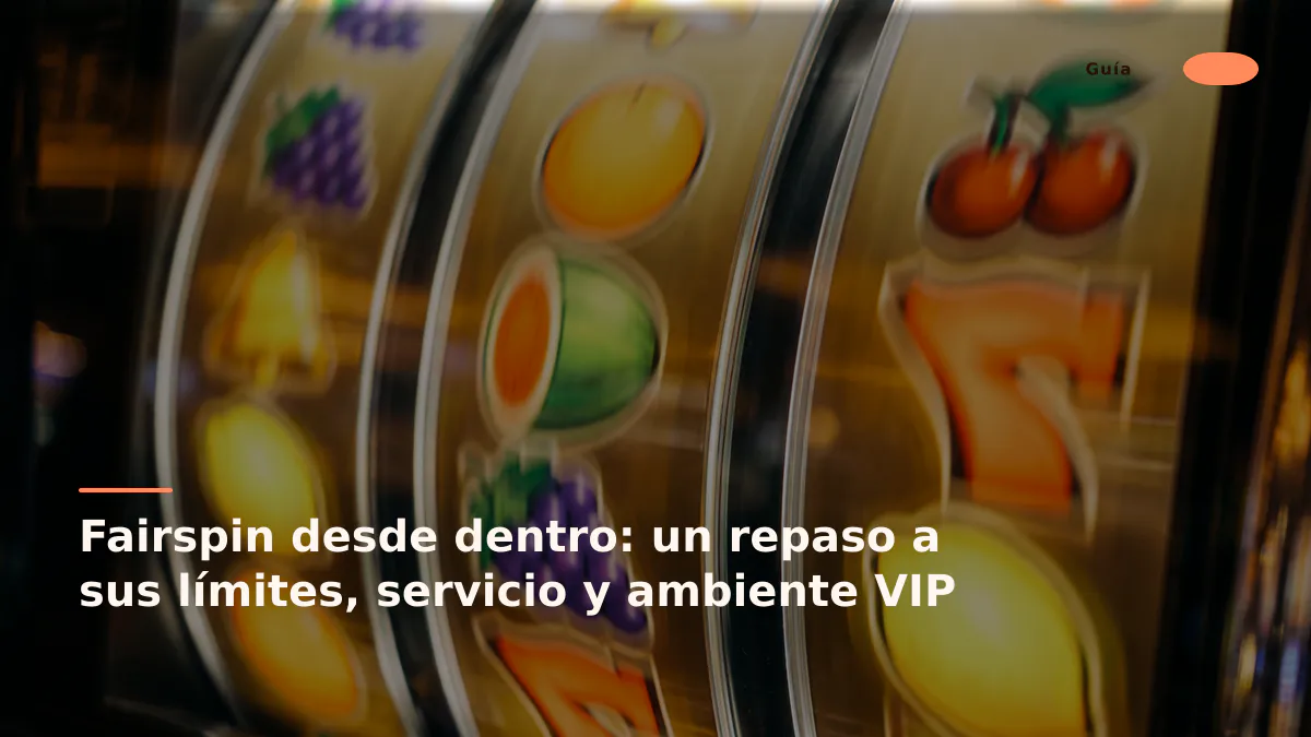 Fairspin desde dentro: un repaso a sus límites, servicio y ambiente VIP