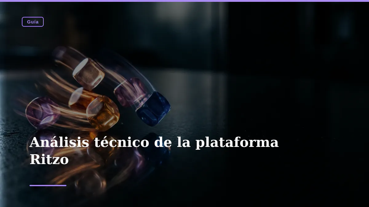 Análisis técnico de la plataforma Ritzo