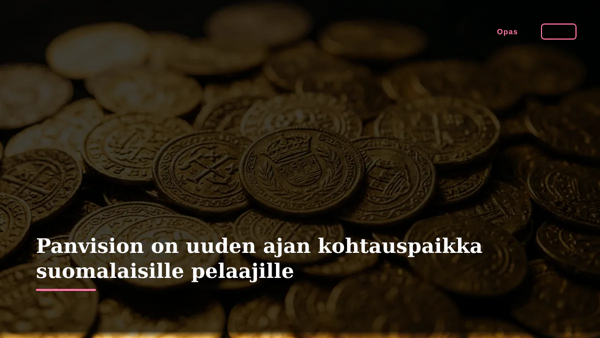 Panvision on uuden ajan kohtauspaikka suomalaisille pelaajille