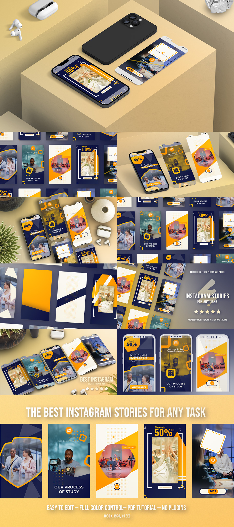 Blue Yellow Vertical Promo