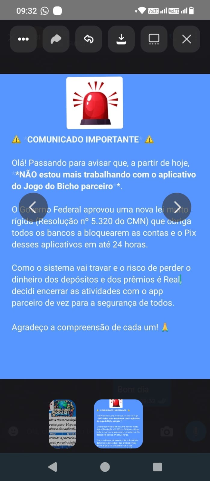Bom dia Pessoal estão divulgando essa informação nos grupos.
Passando para esclarecer que essa informação é FAKE!!!
