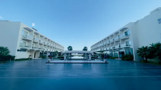 Central courtyard at Golden Sands