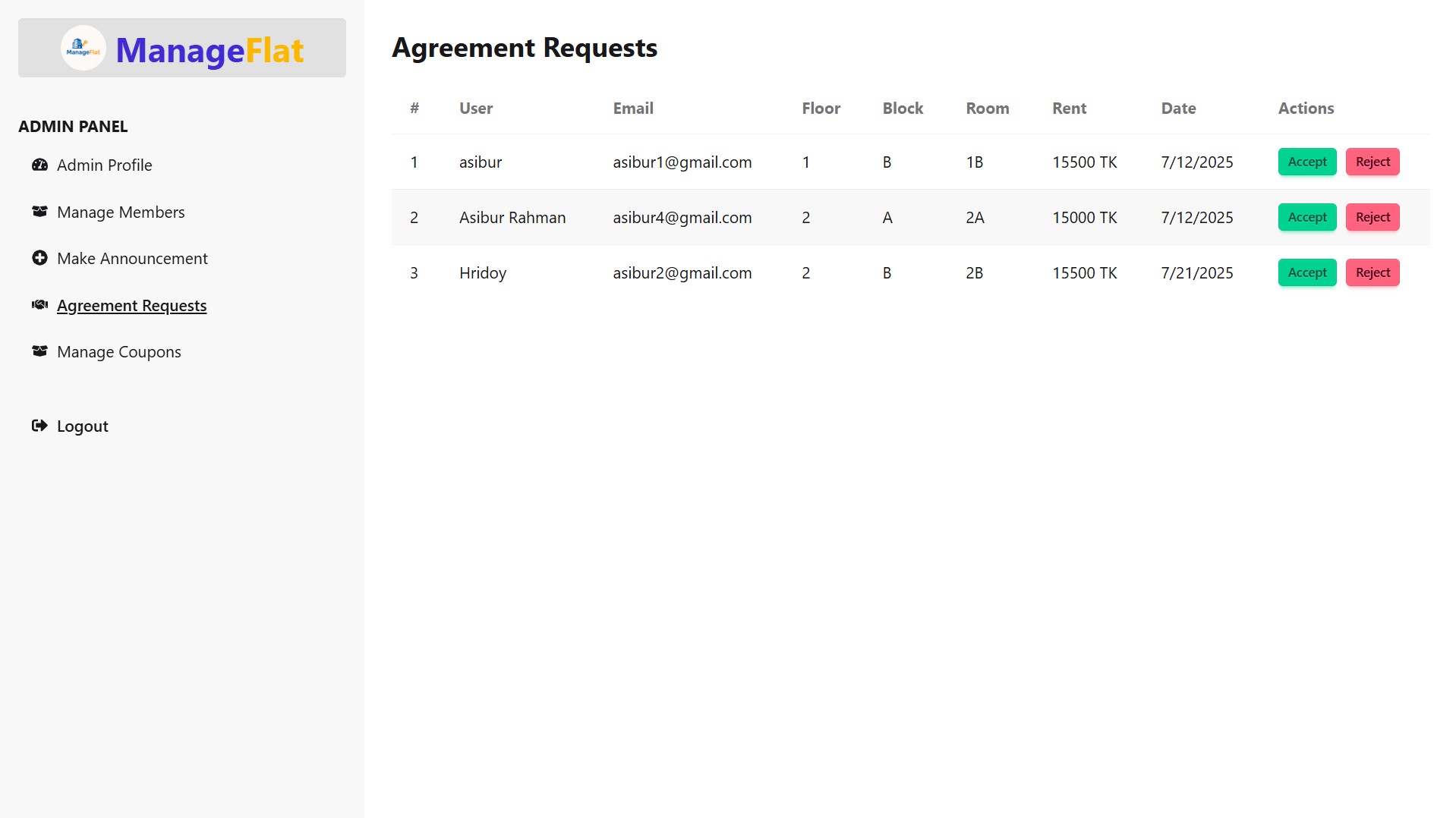 FlatManage screenshot 9