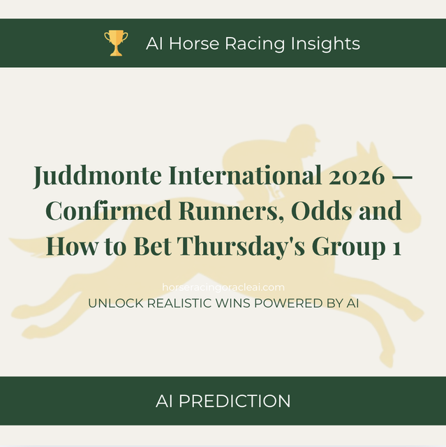 Juddmonte International 2026 — Confirmed Runners, Odds and How to Bet Thursday's Group 1
