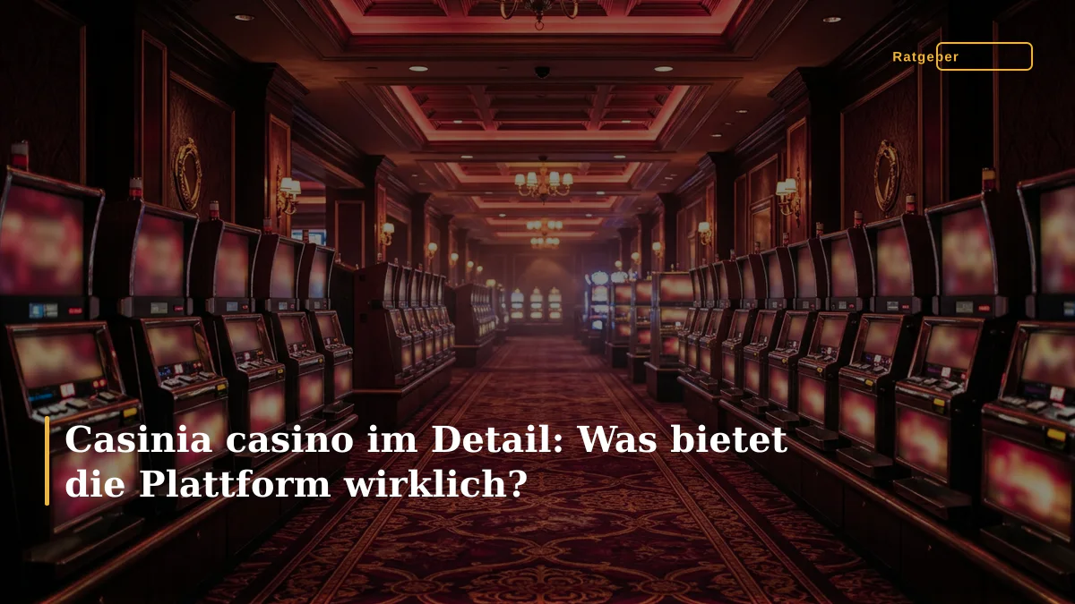 Casinia casino im Detail: Was bietet die Plattform wirklich?