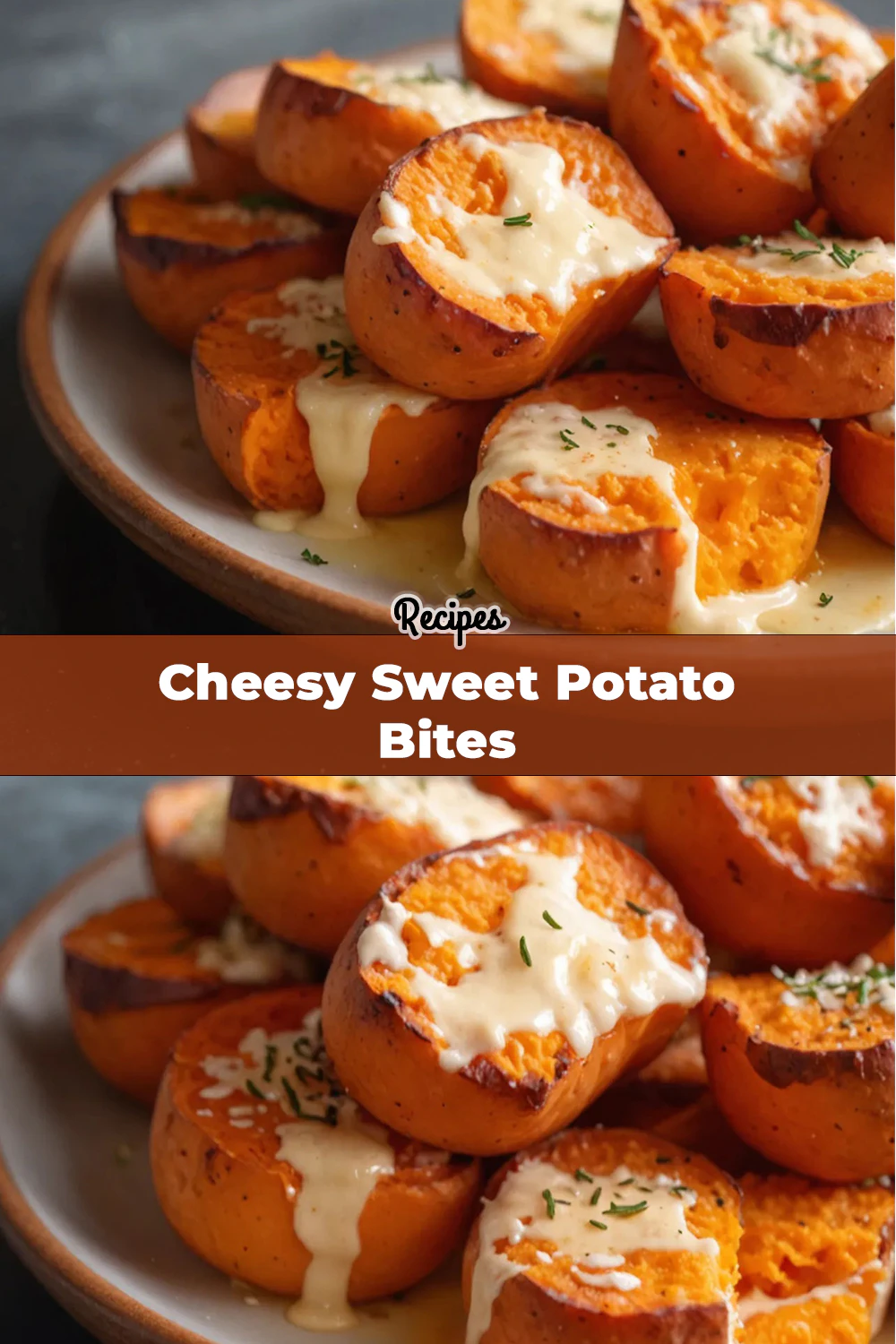 Cheesy Sweet Potato Bites