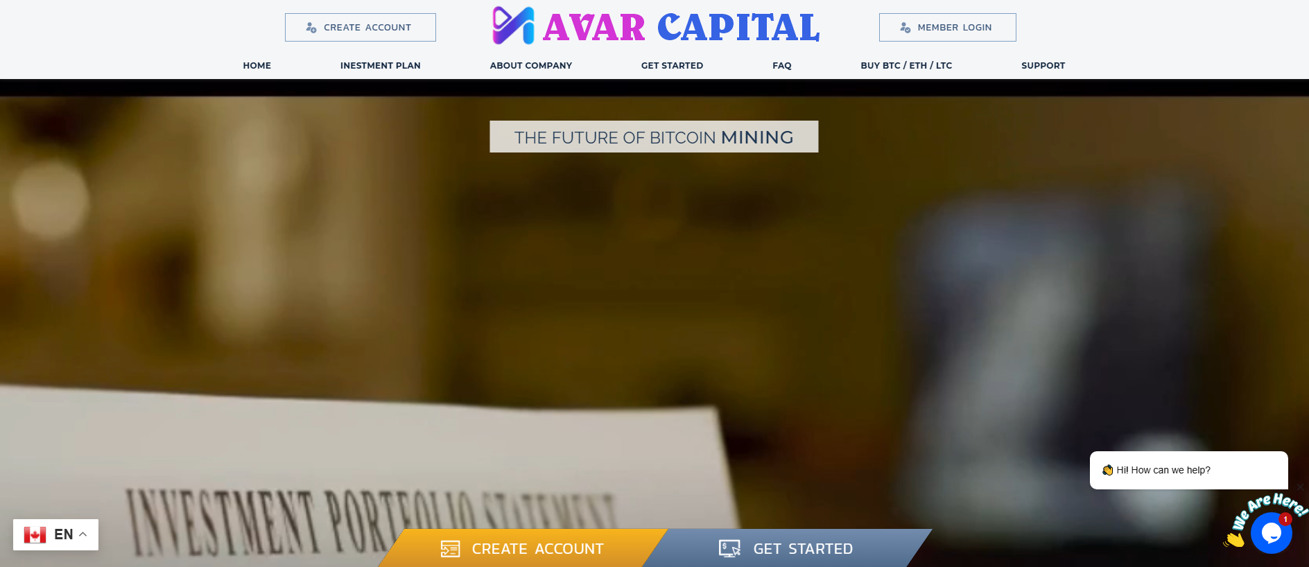 Stored capture of avar-capital.com