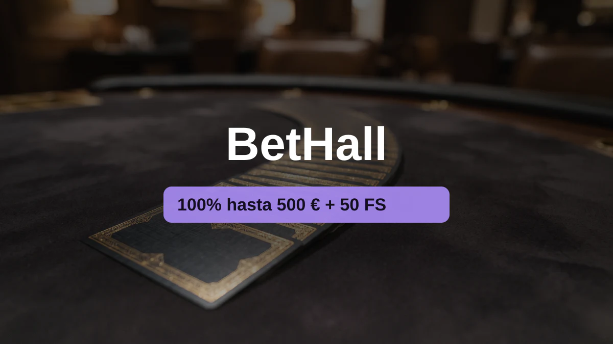 BetHall casino &mdash; bono de bienvenida 100% hasta 500 &euro; + 50 FS, pagos: Visa, Mastercard, Skrill, Neteller, Revolut