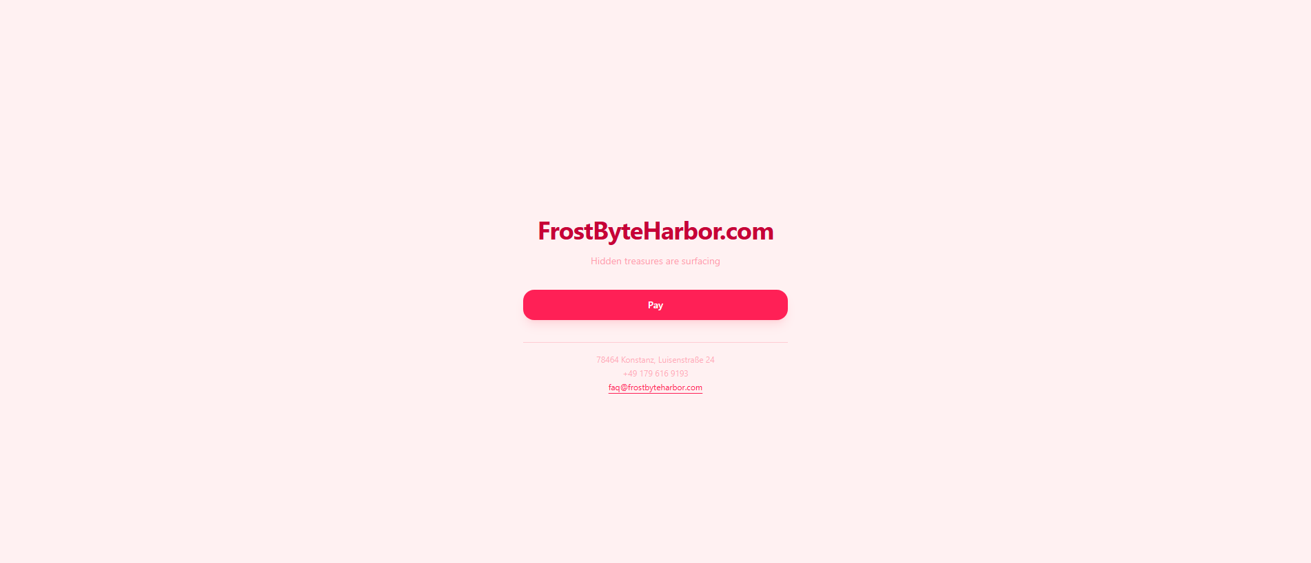 Screenshot of frostbyteharbor.com