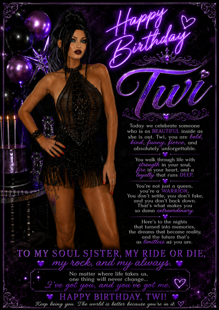 Sissy Birthday Card