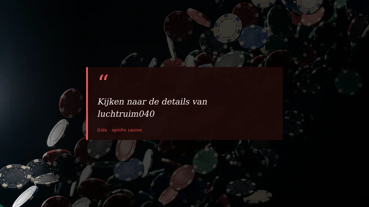 Kijken naar de details van luchtruim040