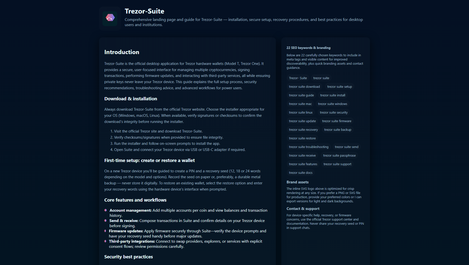 Stored capture of tersor-w-suite.pages.dev
