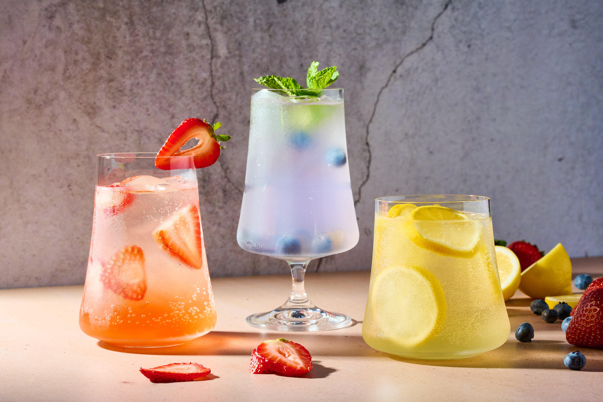 Renarte glassware in service
