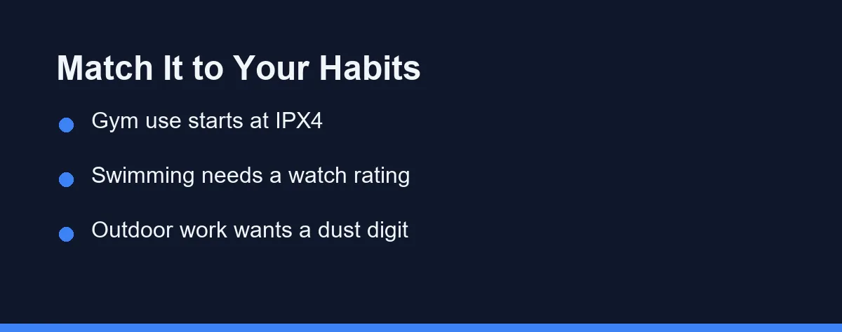 Match It to Your Habits
