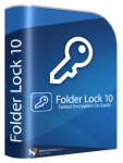 Folder Lock lockers screen showing secure local vaults for PDF files