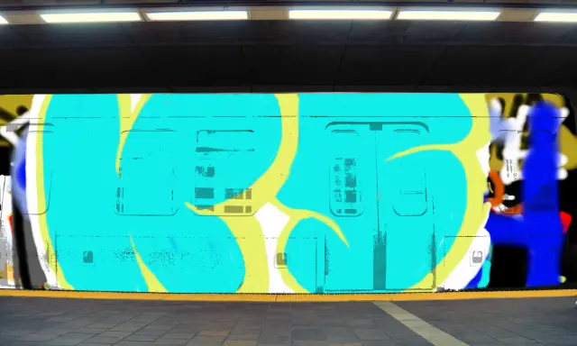 Graffiti artwork by sued