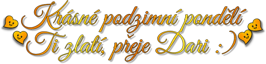 Krásné podzimní pondělí