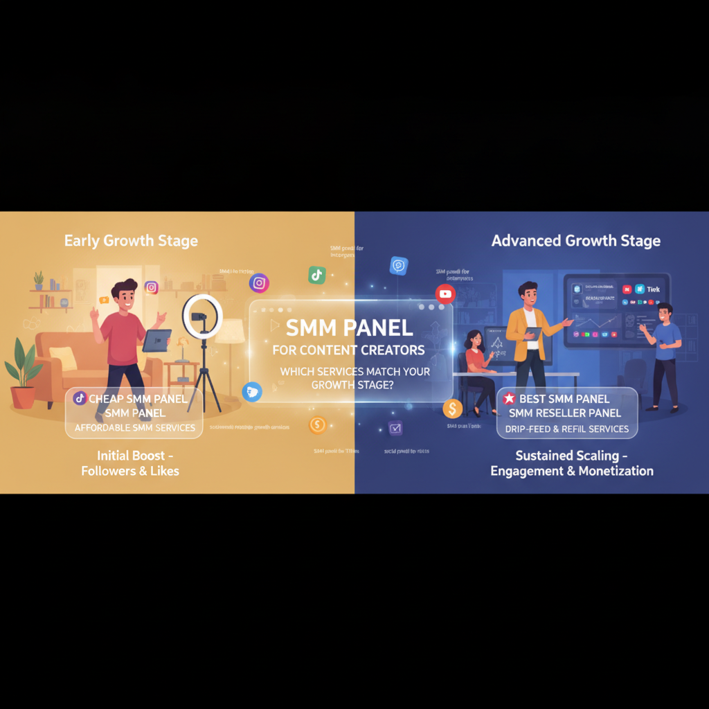 SMM Panel for Content Creators: Which Services Match Your Growth Stage?