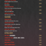 Bay Bay's Menu