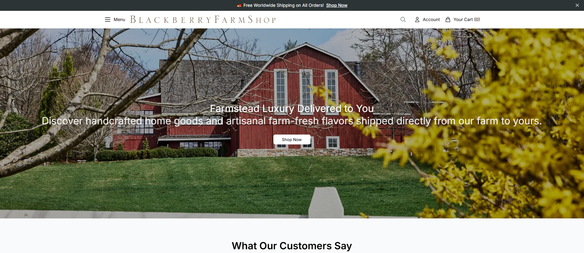 Primary capture · blackberryfarmshop.shop