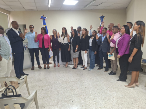 Colegio Dominicano de Periodistas juramenta nuevos miembros  .