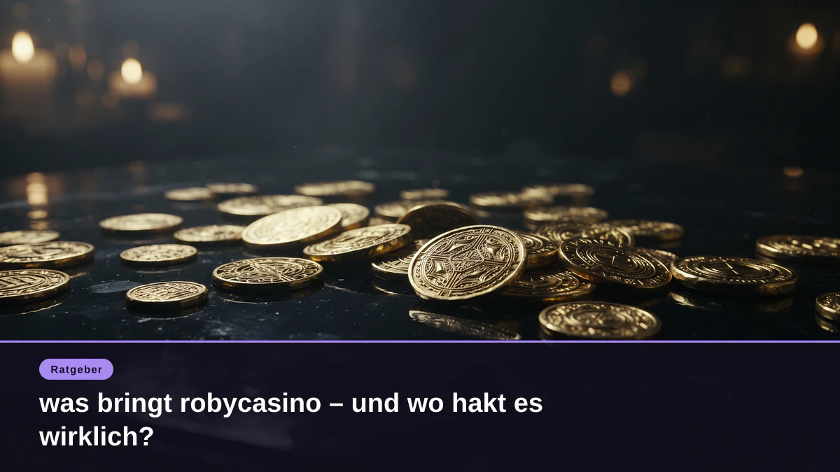 was bringt robycasino – und wo hakt es wirklich?