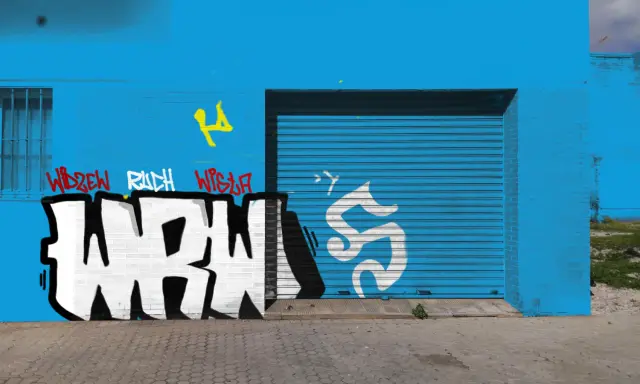 Graffiti artwork by vandald