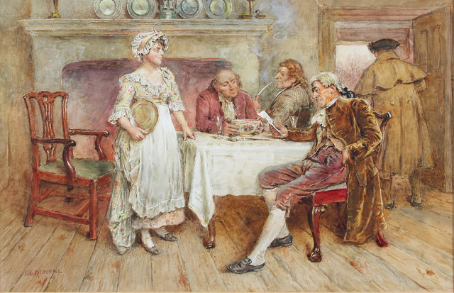 1280px George Goodwin Kilburne Checking the bill