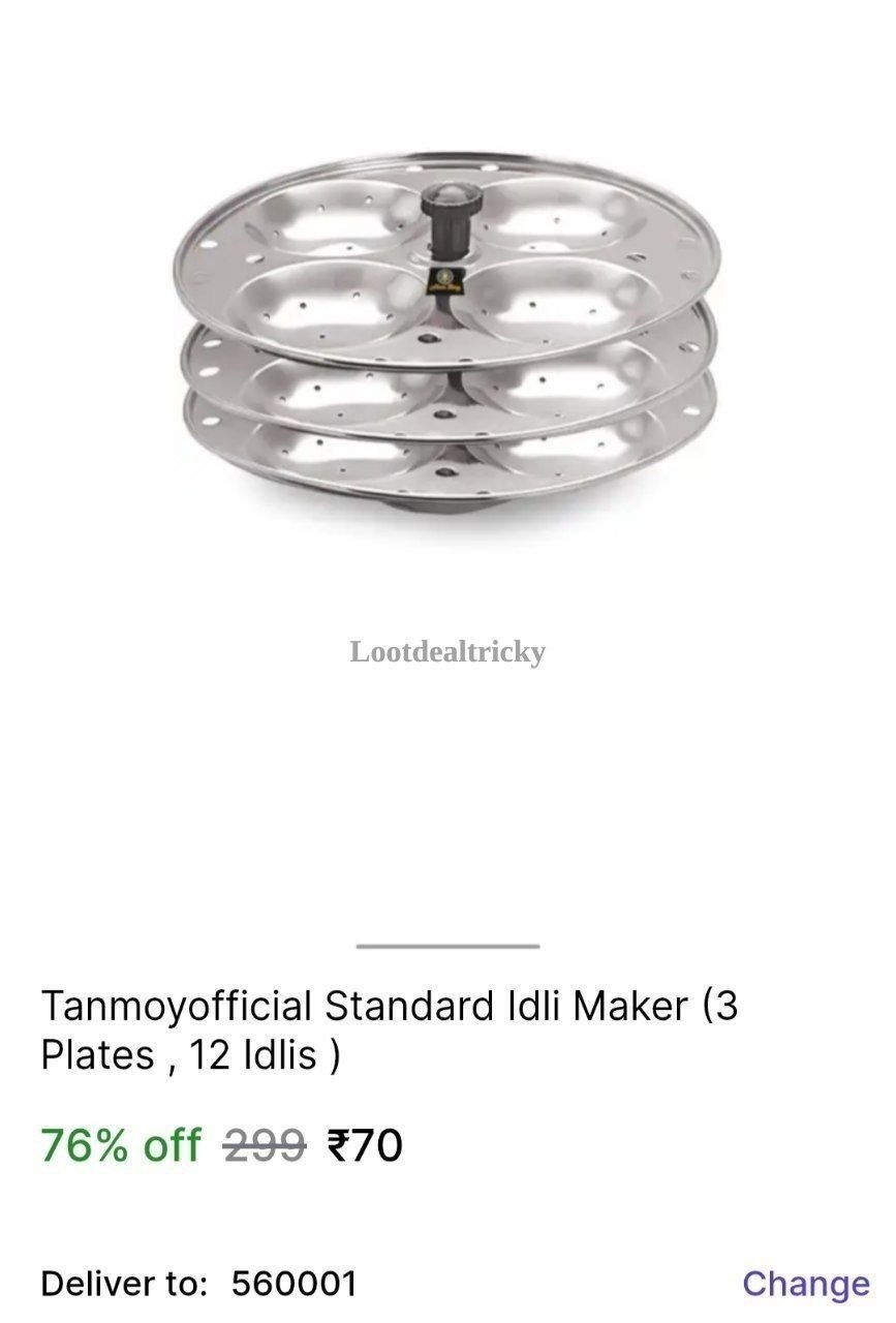3 Layer Idli – Just ₹70 | Best Price Drop Today 3 Layer Idli – Just ₹70 | Best Price Drop Today