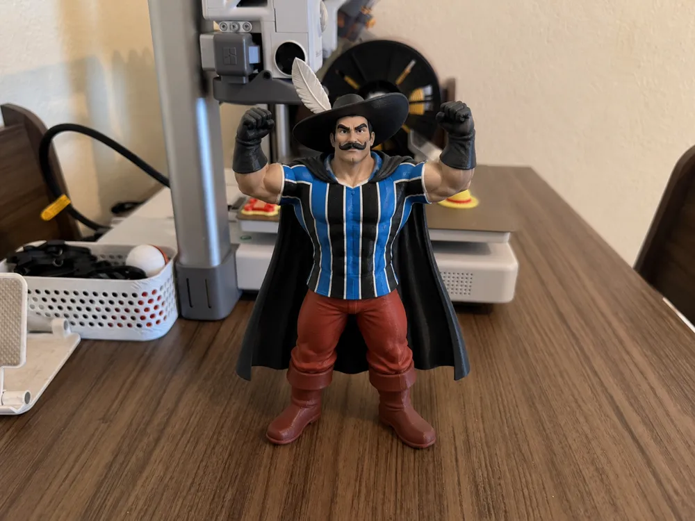 Mascote Grêmio — modelo 3D da Central do Empreendedor 3D