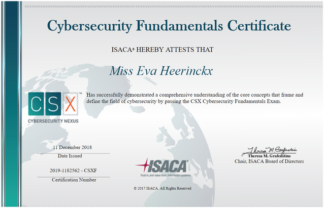 Certificaat-CSX
