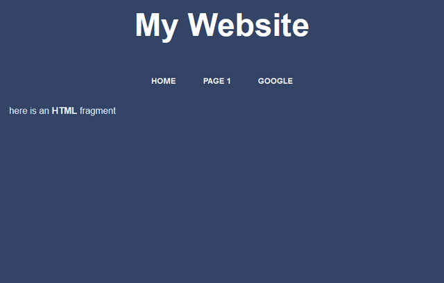 page templated with auth-template