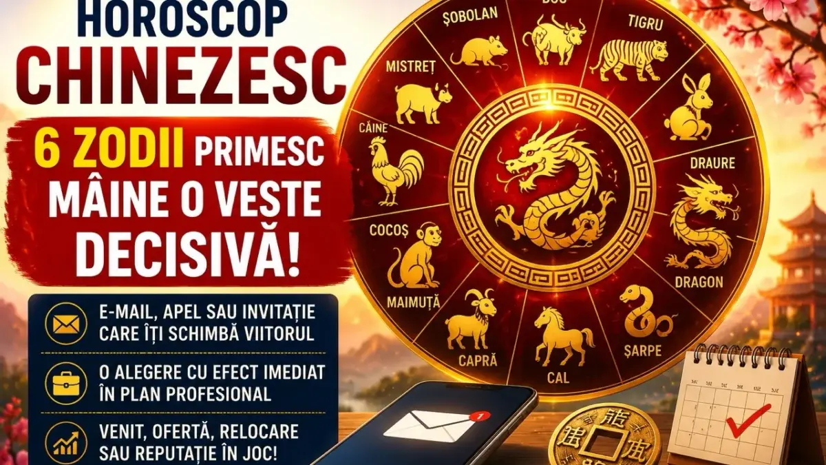 Șase zodii primesc o veste profesională decisivă mâine