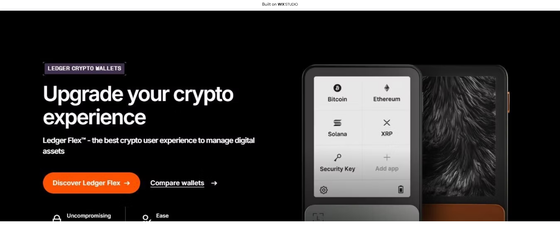 Screenshot of webledgerlive.wixstudio.com
