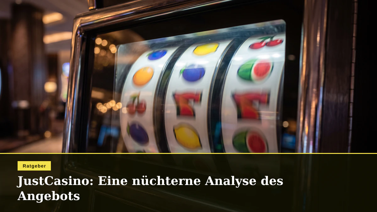 JustCasino: Eine nüchterne Analyse des Angebots