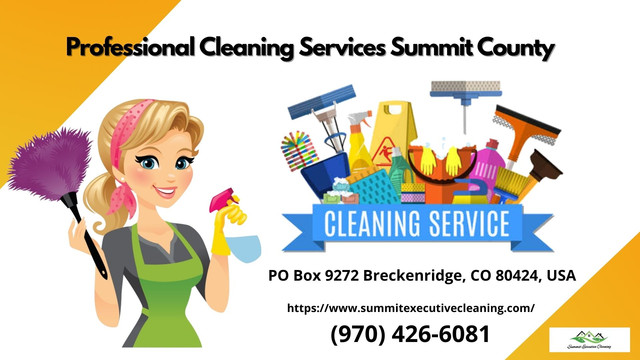 Professional cleaning services near me in Summit County helps you to keep your surroundings clean. Call the experts at (970) 426-6081 for a complete service.For more detail: https://www.summitexecutivecleaning.com/