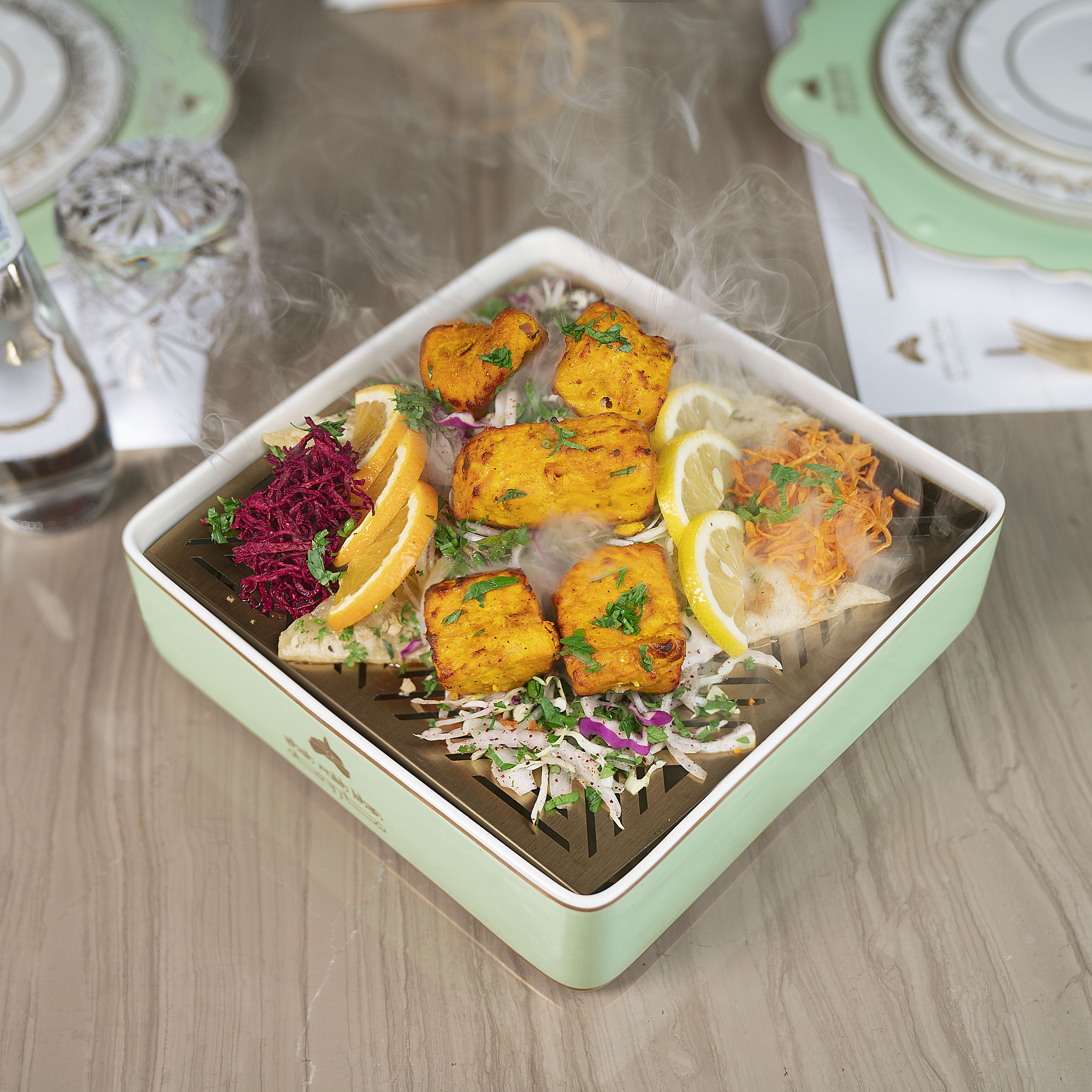 سمك تيكا زعفران