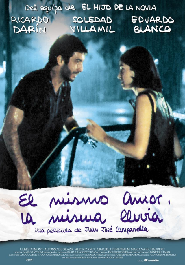 Póster de El mismo amor, la misma lluvia
