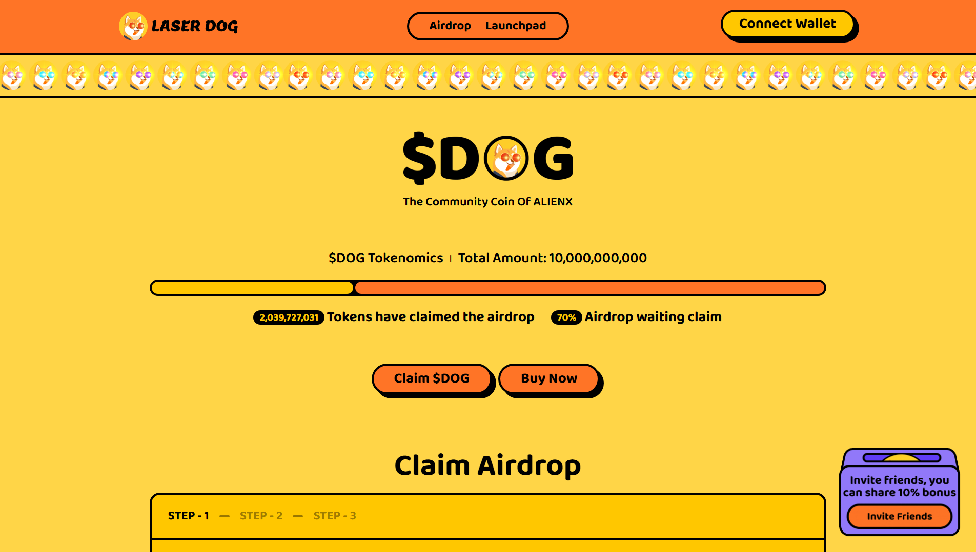 Screenshot of laserdog.pages.dev