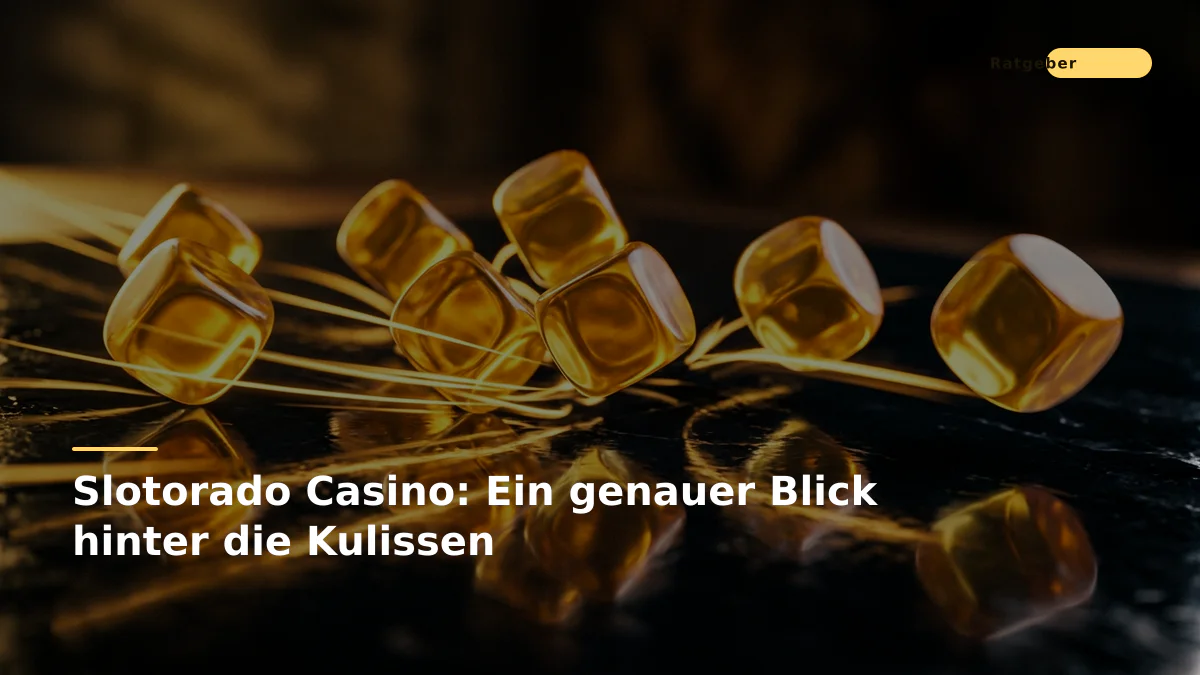 Slotorado Casino: Ein genauer Blick hinter die Kulissen