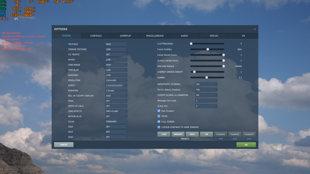 DCS-Graphics-Setting