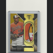 2015 Topps Triple Threads Adam Jones Logo Patch /25