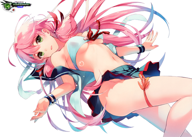 Kantai-Collection-Akashi-AW-Colorfull-Mizugi-Render