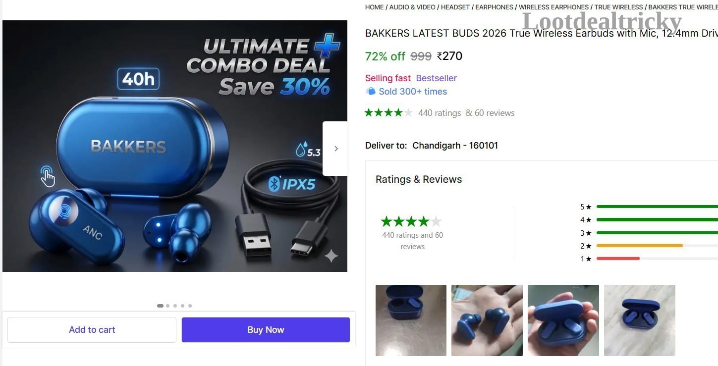 Earbuds 270 – Just ₹270 | Best Price Drop Today Earbuds 270 – Just ₹270 | Best Price Drop Today